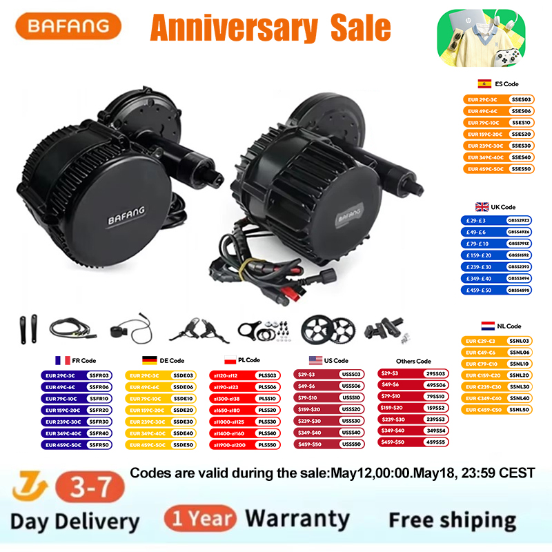 Bafang BBSHD 1000W 52V 48V 68m - Bafang Bbshd 1000W Conversion Kit review and price